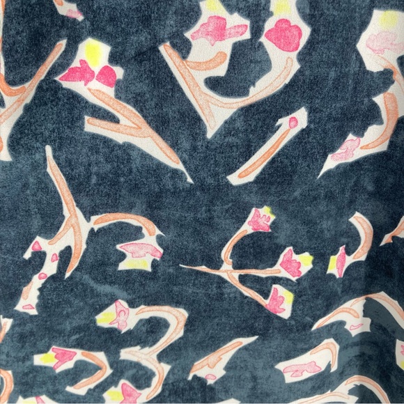 CAbi Aurora Maxi Length Dress Halter Smocked Adjustable Straps Pockets Print 6 - Picture 8 of 13